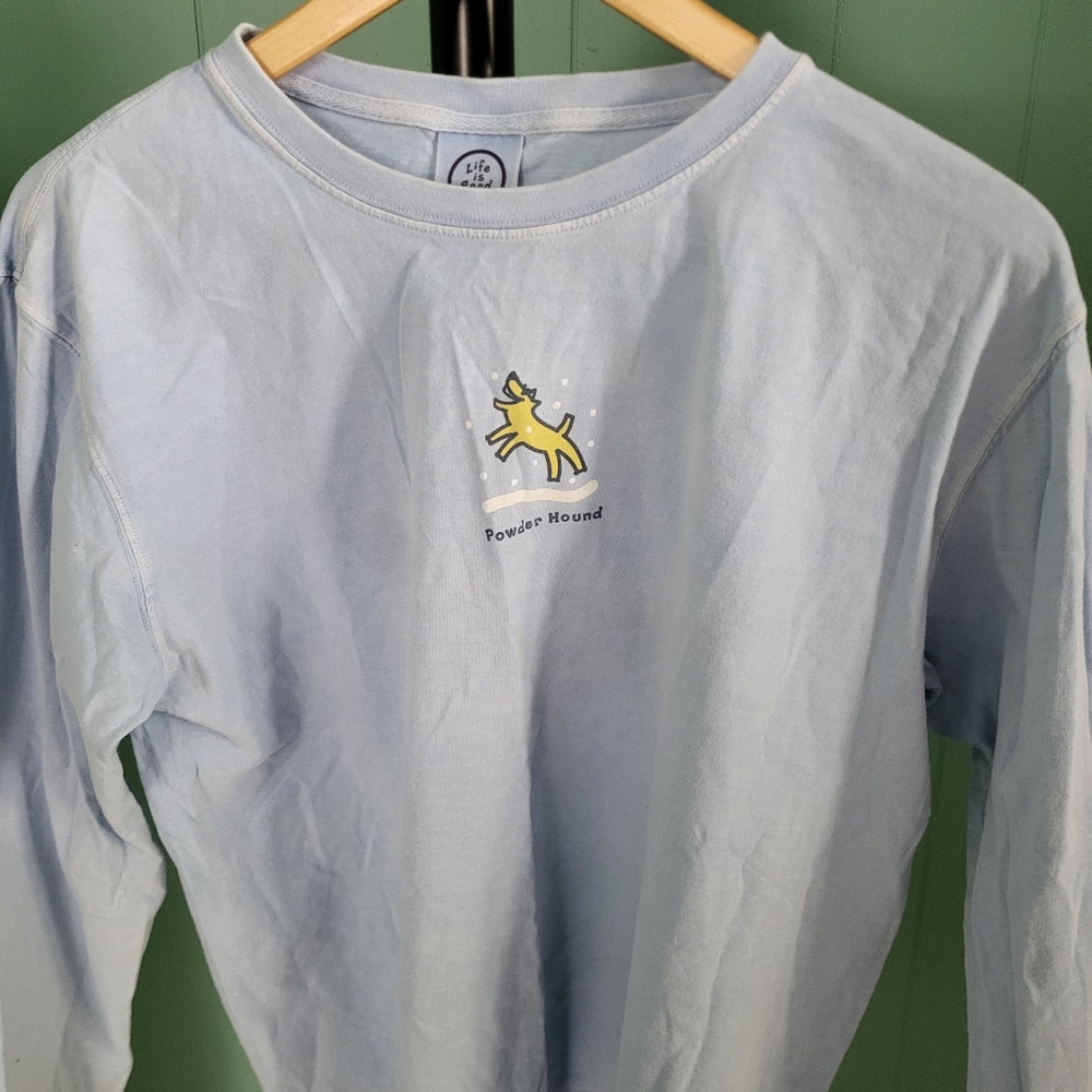 Life is Goos, Light Blue, Large, 100% Cotton